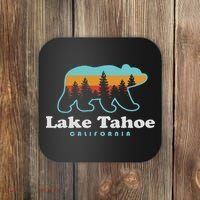 Lake Tahoe California Bear Mountains Hiking Coaster thumb 0