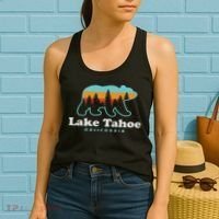 Lake Tahoe California Bear Mountains Hiking Women's Tank Top thumb 2