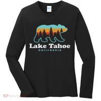 Lake Tahoe California Bear Mountains Hiking Women's Long Sleeve Shirt thumb 0