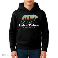Lake Tahoe California Bear Mountains Hiking Kids Hoodie thumb 4