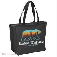 Lake Tahoe California Bear Mountains Hiking Tote Bag thumb 2