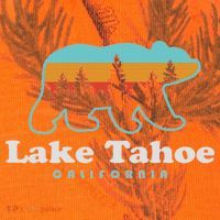 Lake Tahoe California Bear Mountains Hiking Kati Licensed 12" Camo Cuffed Beanie thumb 2