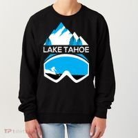 Lake Tahoe California Gift Ski Goggles Skiing Gift Clothes Women's Sweatshirt thumb 0