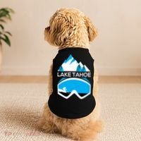 Lake Tahoe California Gift Ski Goggles Skiing Gift Clothes Doggie Tank thumb 2