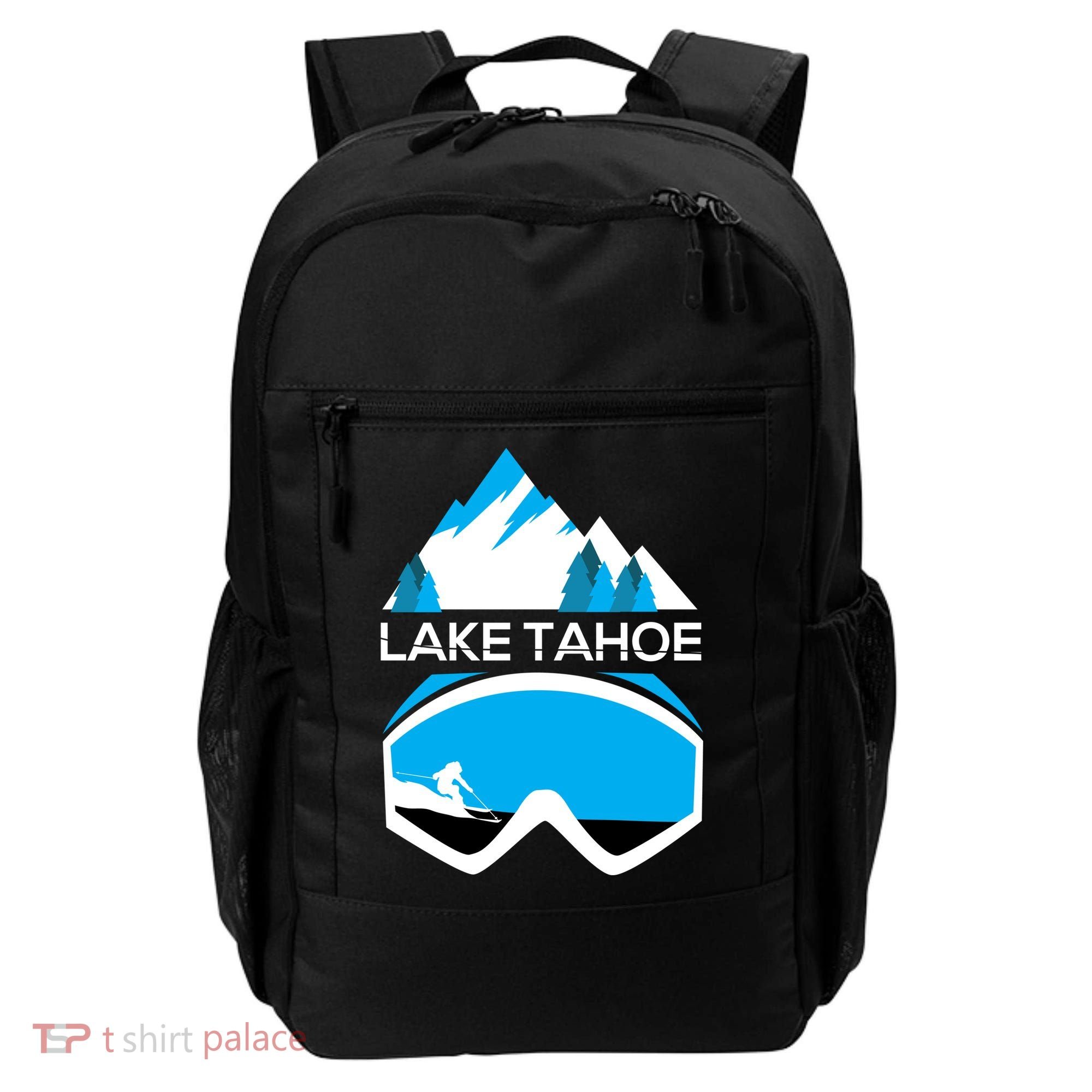Lake Tahoe California Gift Ski Goggles Skiing Gift Clothes Backpack