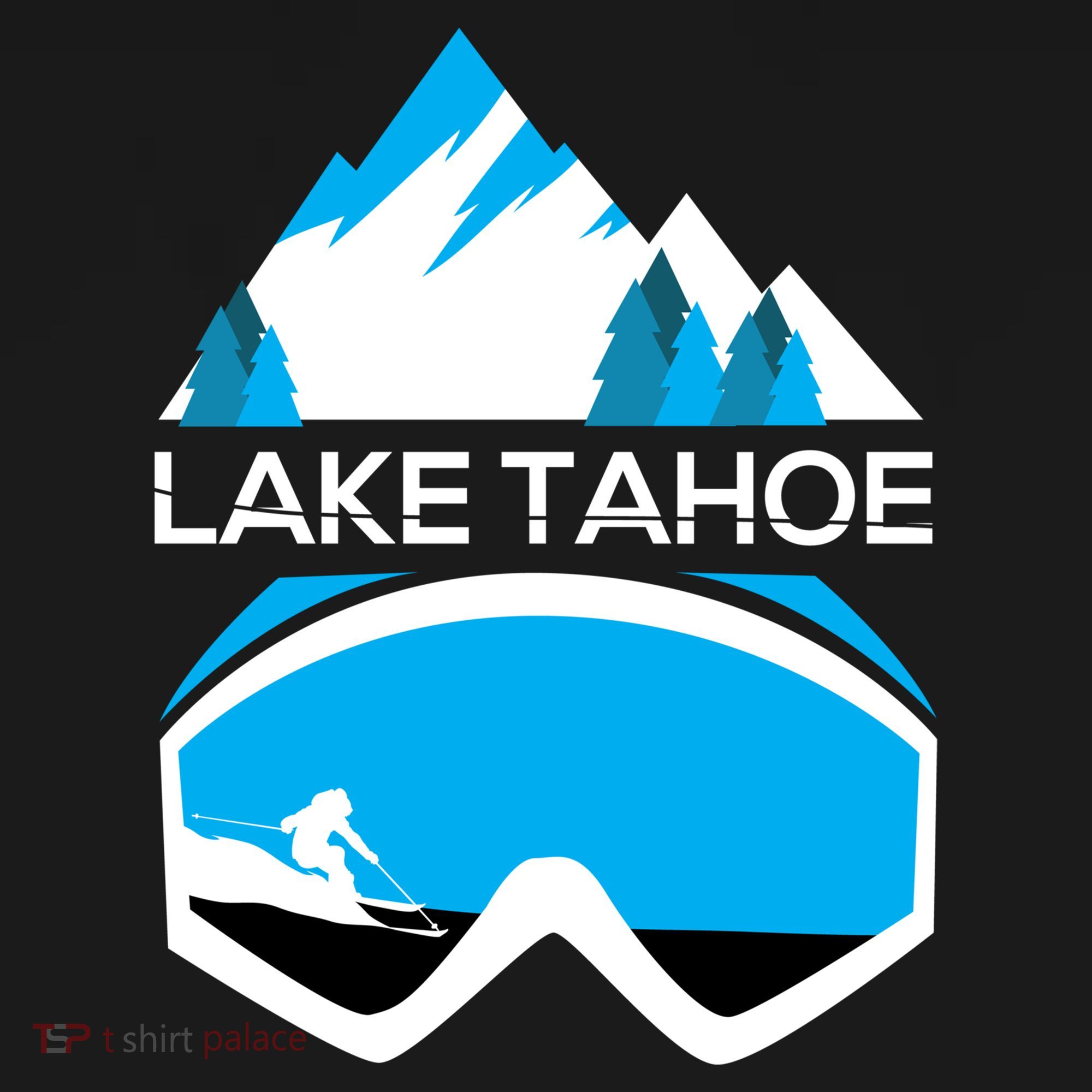 Lake Tahoe California Gift Ski Goggles Skiing Gift Clothes Women's Hoodie