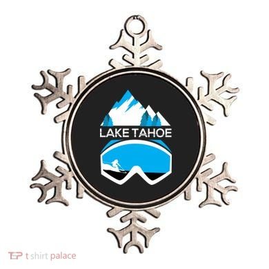 Lake Tahoe California Gift Ski Goggles Skiing Gift Clothes Ornament