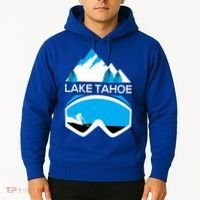 Lake Tahoe California Gift Ski Goggles Skiing Gift Clothes Hoodie thumb 2