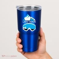 Lake Tahoe California Gift Ski Goggles Skiing Gift Clothes Tumbler thumb 2