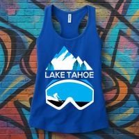 Lake Tahoe California Gift Ski Goggles Skiing Gift Clothes Women's Tank Top thumb 3