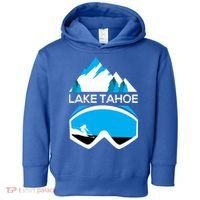 Lake Tahoe California Gift Ski Goggles Skiing Gift Clothes Toddler Hoodie thumb 0