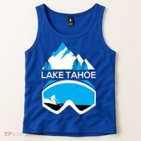 Lake Tahoe California Gift Ski Goggles Skiing Gift Clothes Tank Top thumb 2