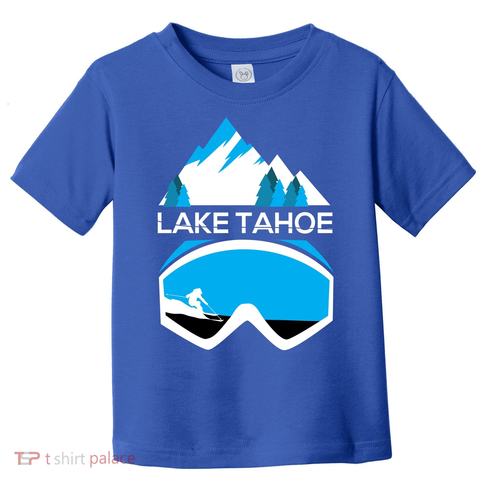 Lake Tahoe California Gift Ski Goggles Skiing Gift Clothes Toddler T-Shirt