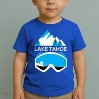 Lake Tahoe California Gift Ski Goggles Skiing Gift Clothes Toddler T-Shirt thumb 2