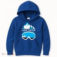 Lake Tahoe California Gift Ski Goggles Skiing Gift Clothes Kids Hoodie thumb 0