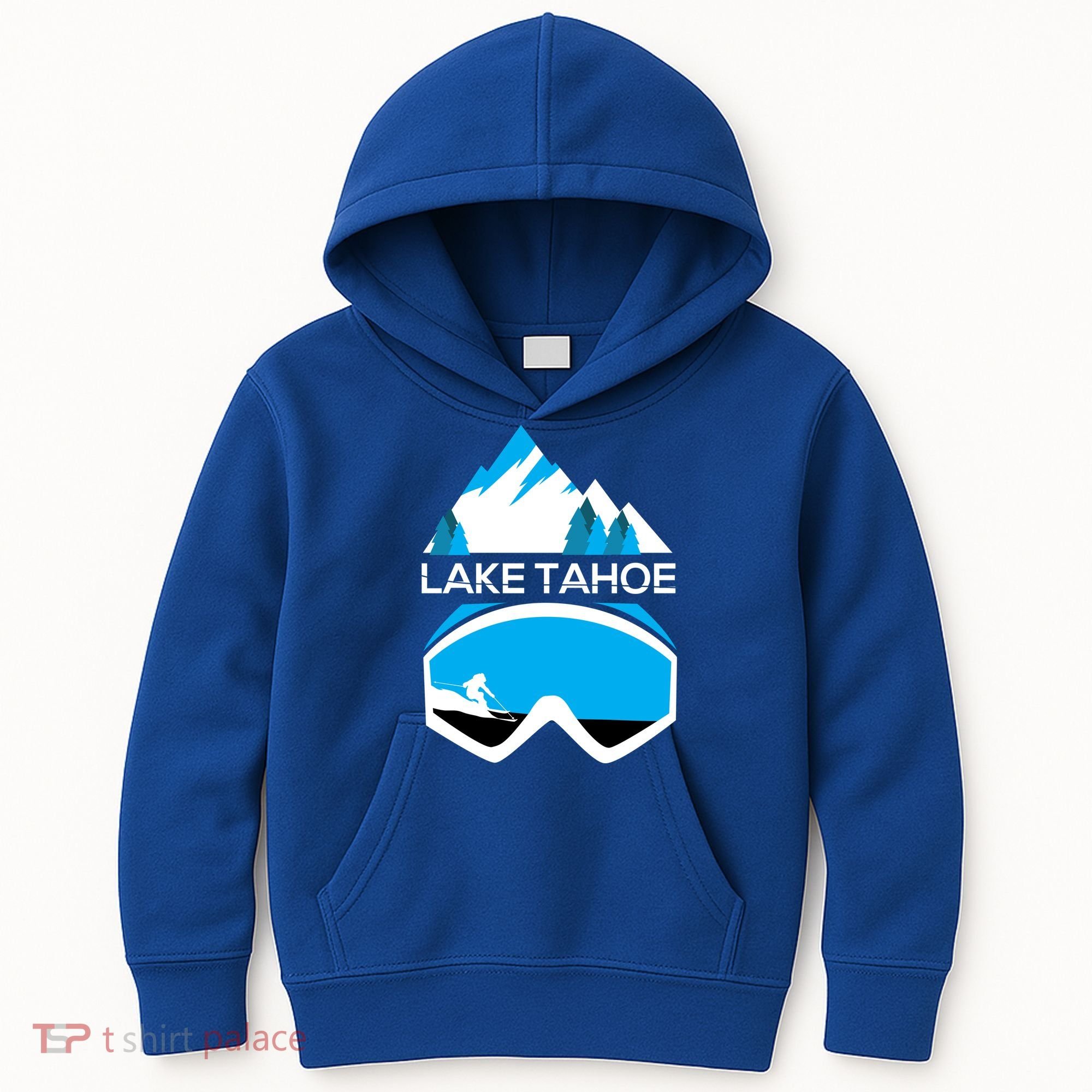 Lake Tahoe California Gift Ski Goggles Skiing Gift Clothes Kids Hoodie