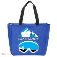 Lake Tahoe California Gift Ski Goggles Skiing Gift Clothes Tote Bag thumb 0