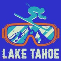 Lake Tahoe California Retro Vintage Skiing And Snowboarding Great Gift T-Shirt thumb 7