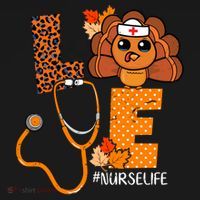 Love Thanksgiving Cute Nurse Life Doggie Tank thumb 4