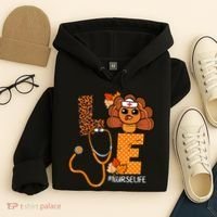 Love Thanksgiving Cute Nurse Life Hoodie thumb 4