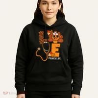 Love Thanksgiving Cute Nurse Life Hoodie thumb 5