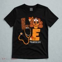 Love Thanksgiving Cute Nurse Life T-Shirt thumb 5