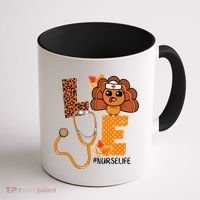 Love Thanksgiving Cute Nurse Life Coffee Mug thumb 1