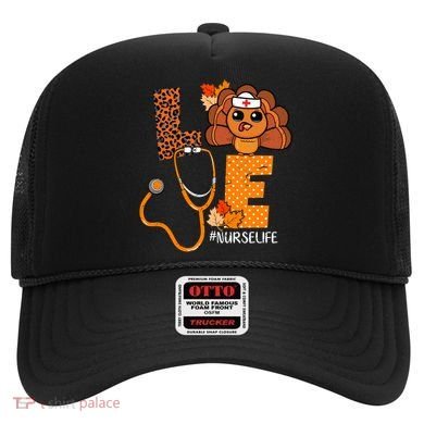 Love Thanksgiving Cute Nurse Life Hat