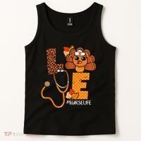 Love Thanksgiving Cute Nurse Life Tank Top thumb 2