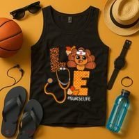 Love Thanksgiving Cute Nurse Life Tank Top thumb 4