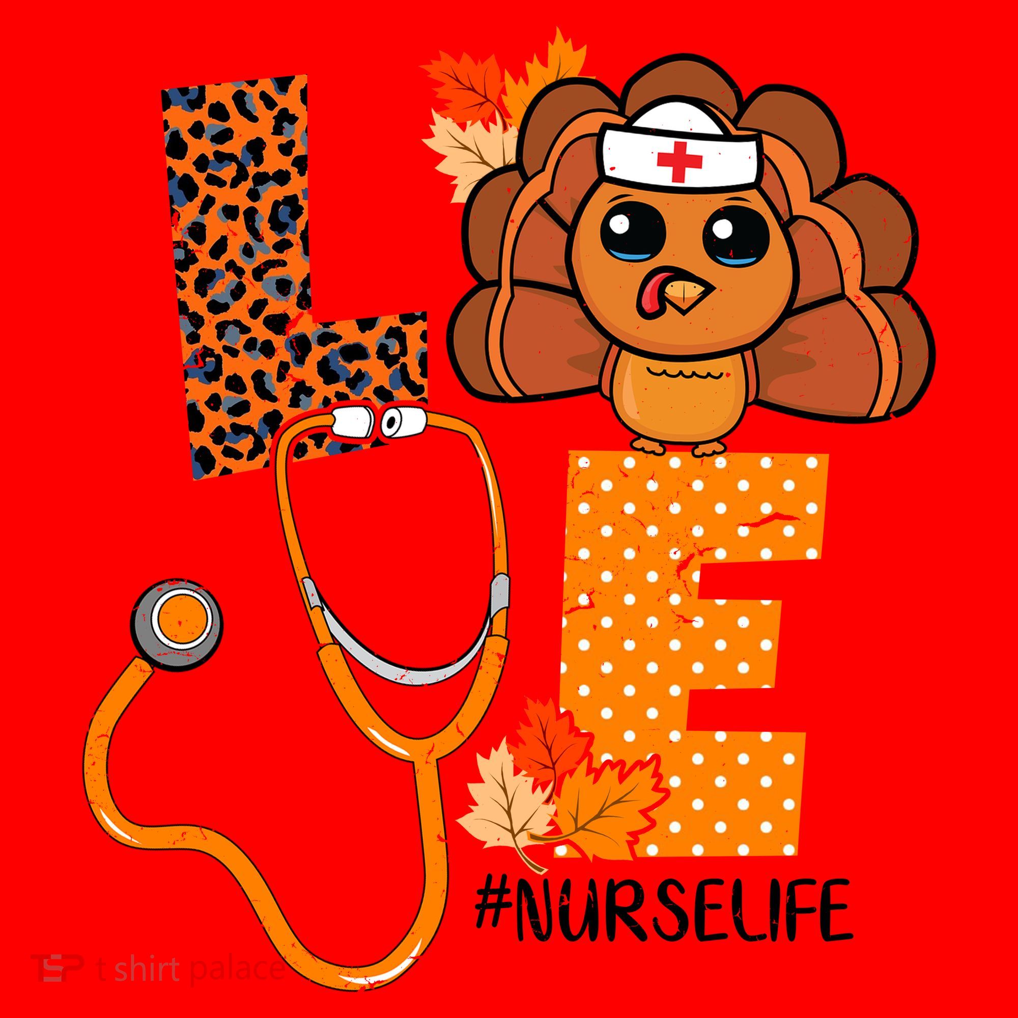 Love Thanksgiving Cute Nurse Life Santa Hat