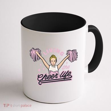 Living The Cheer Life Coffee Mug back