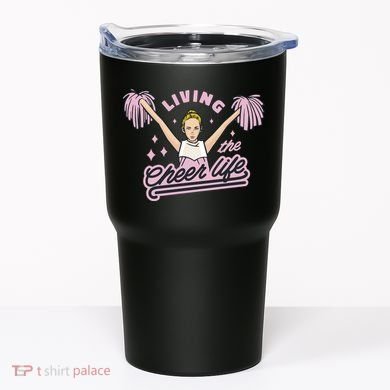Living The Cheer Life Tumbler