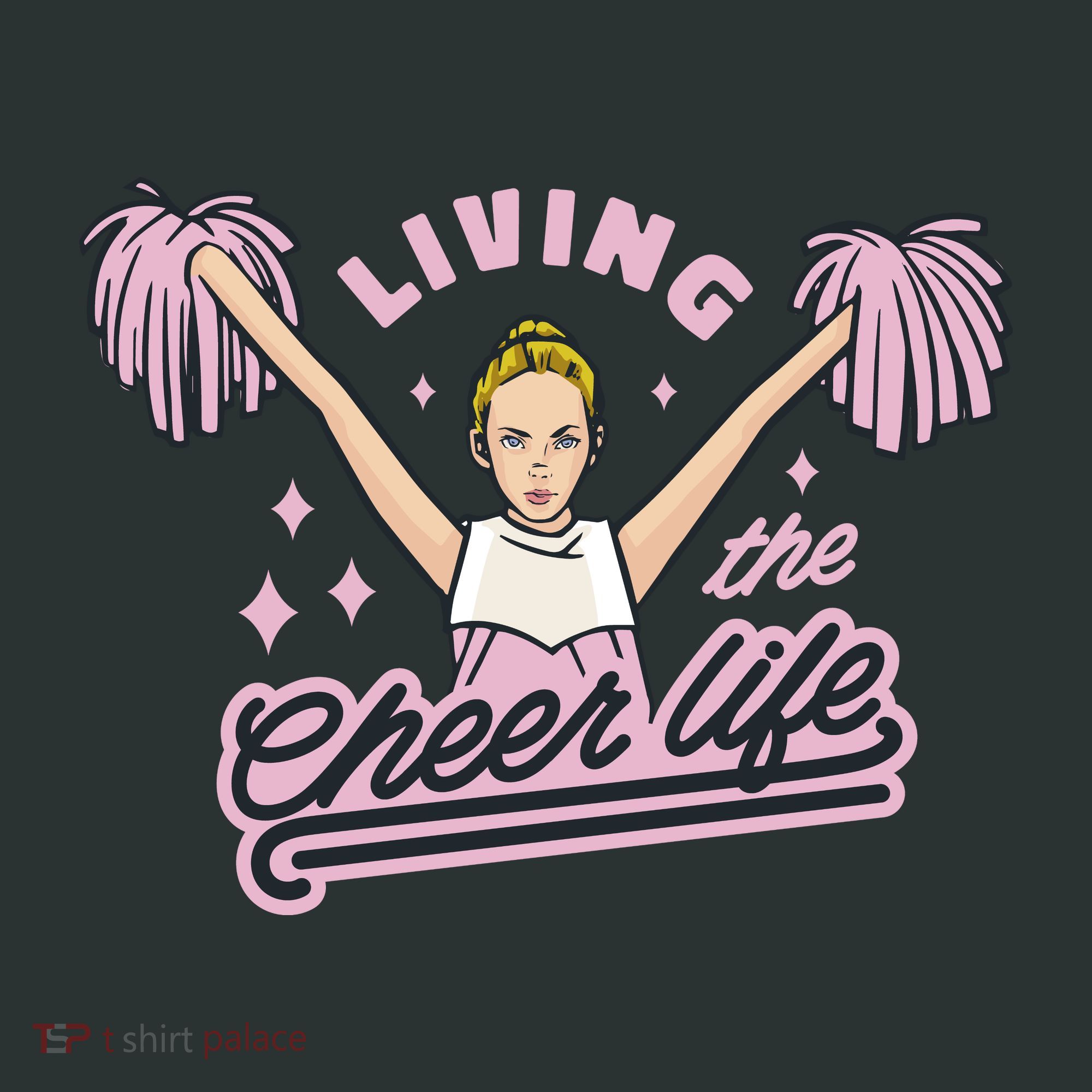 Living The Cheer Life Button