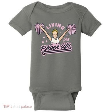 Living The Cheer Life Baby Bodysuit