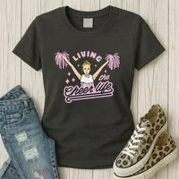 Living The Cheer Life Women's T-Shirt thumb 3