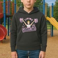 Living The Cheer Life Kids Hoodie thumb 2