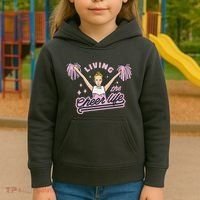 Living The Cheer Life Kids Hoodie thumb 3