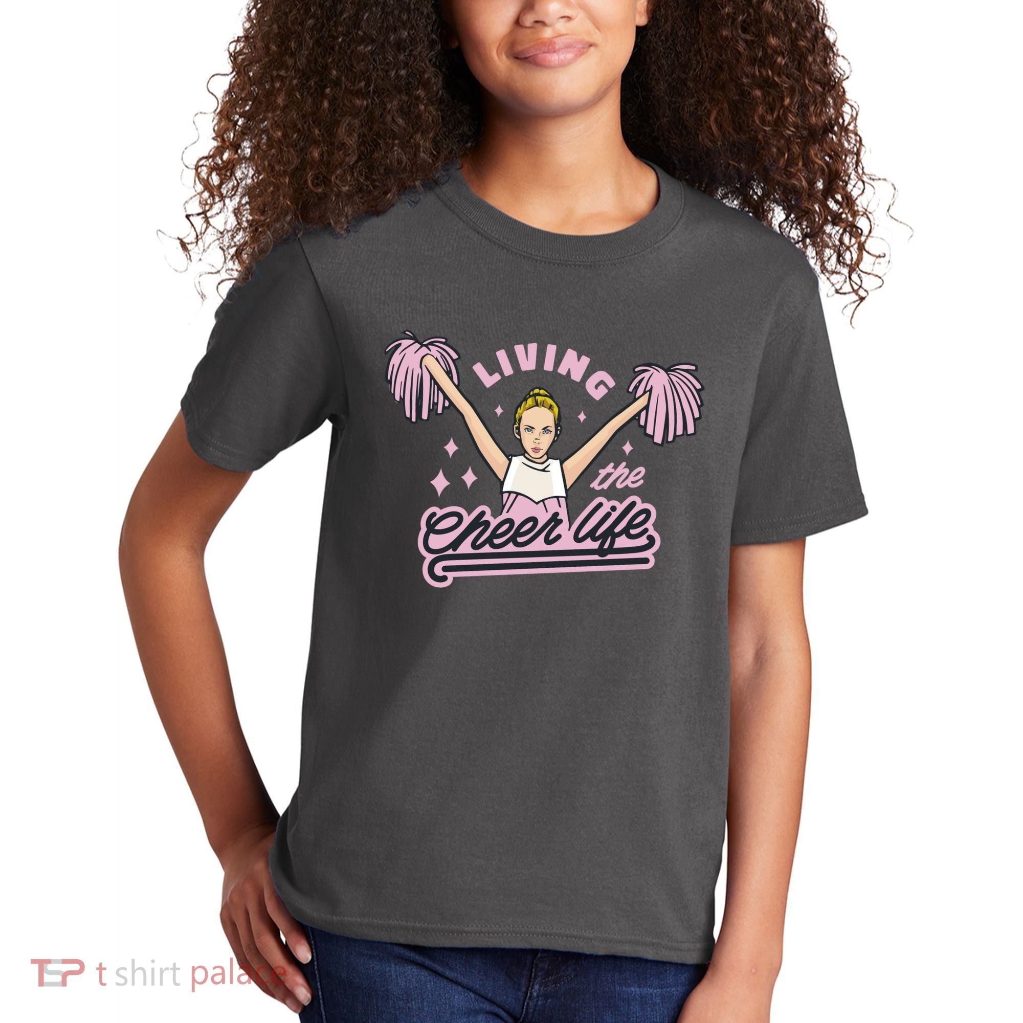 Living The Cheer Life Kids T-Shirt