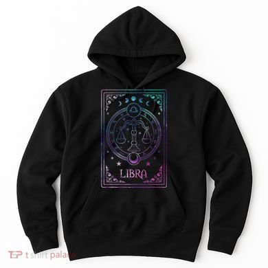 Libra Tarot Card September October Birthday Astrology Zodiac Hoodie