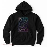 Libra Tarot Card September October Birthday Astrology Zodiac Hoodie thumb 0
