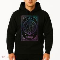 Libra Tarot Card September October Birthday Astrology Zodiac Hoodie thumb 2