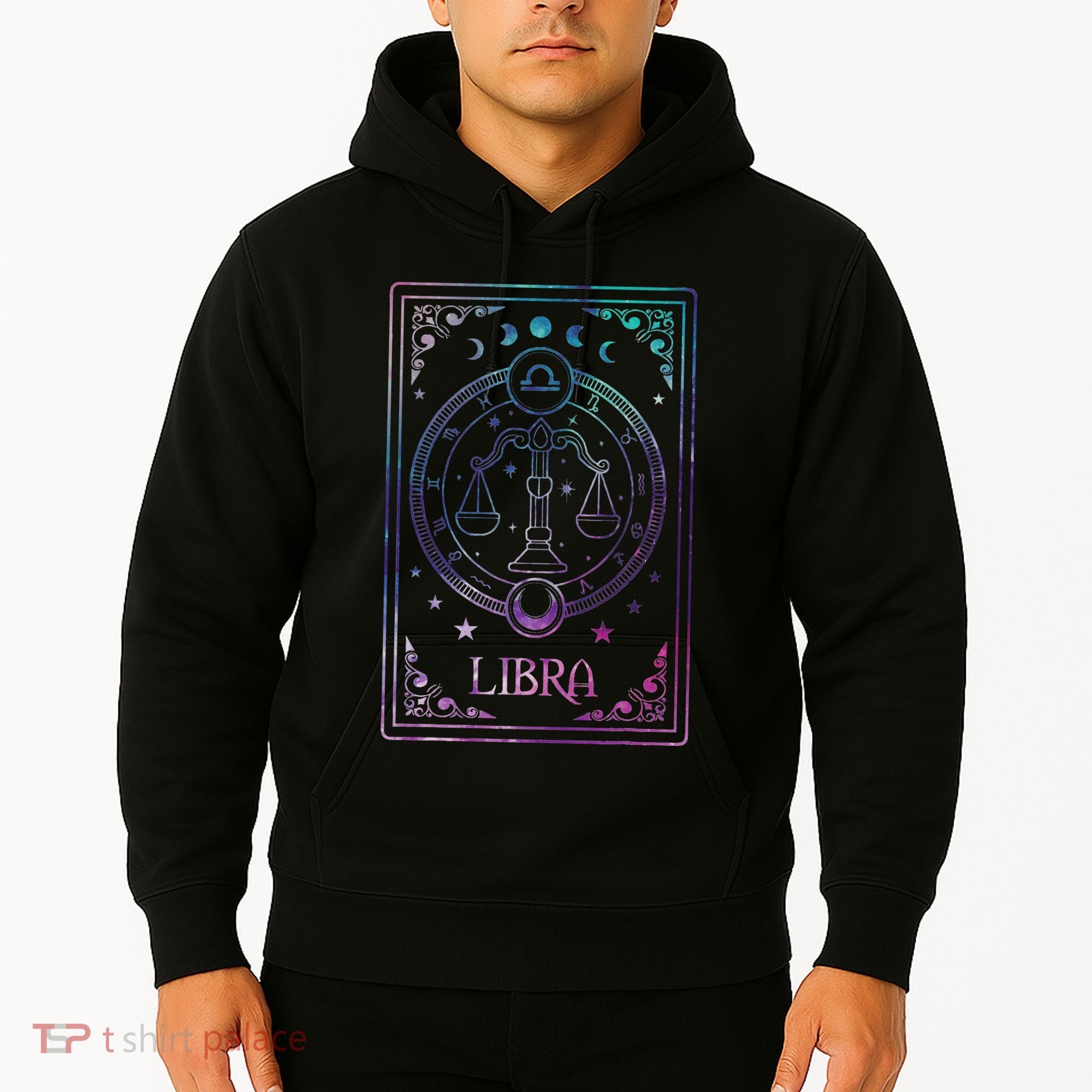 Libra Tarot Card September October Birthday Astrology Zodiac Hoodie
