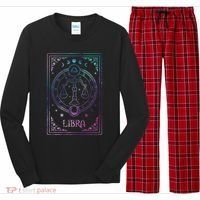 Libra Tarot Card September October Birthday Astrology Zodiac Long Sleeve Pajama Set thumb 0