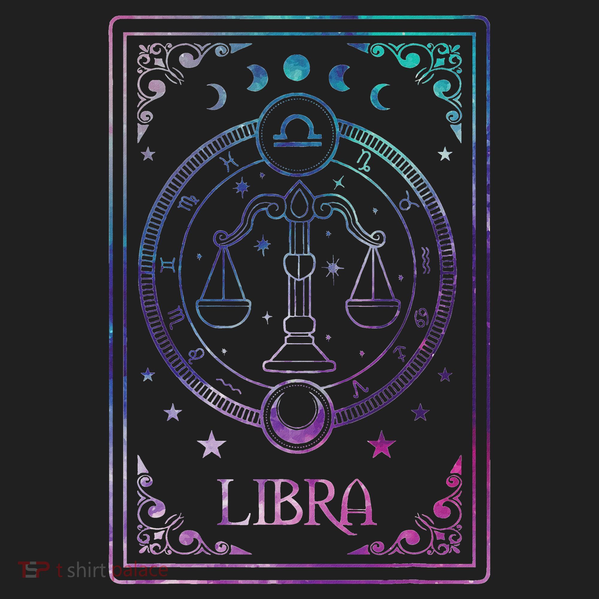 Libra Tarot Card September October Birthday Astrology Zodiac Hat