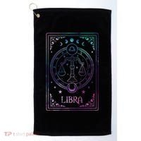 Libra Tarot Card September October Birthday Astrology Zodiac Golf Towel thumb 0