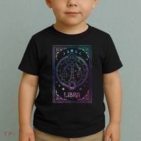 Libra Tarot Card September October Birthday Astrology Zodiac Toddler T-Shirt thumb 2