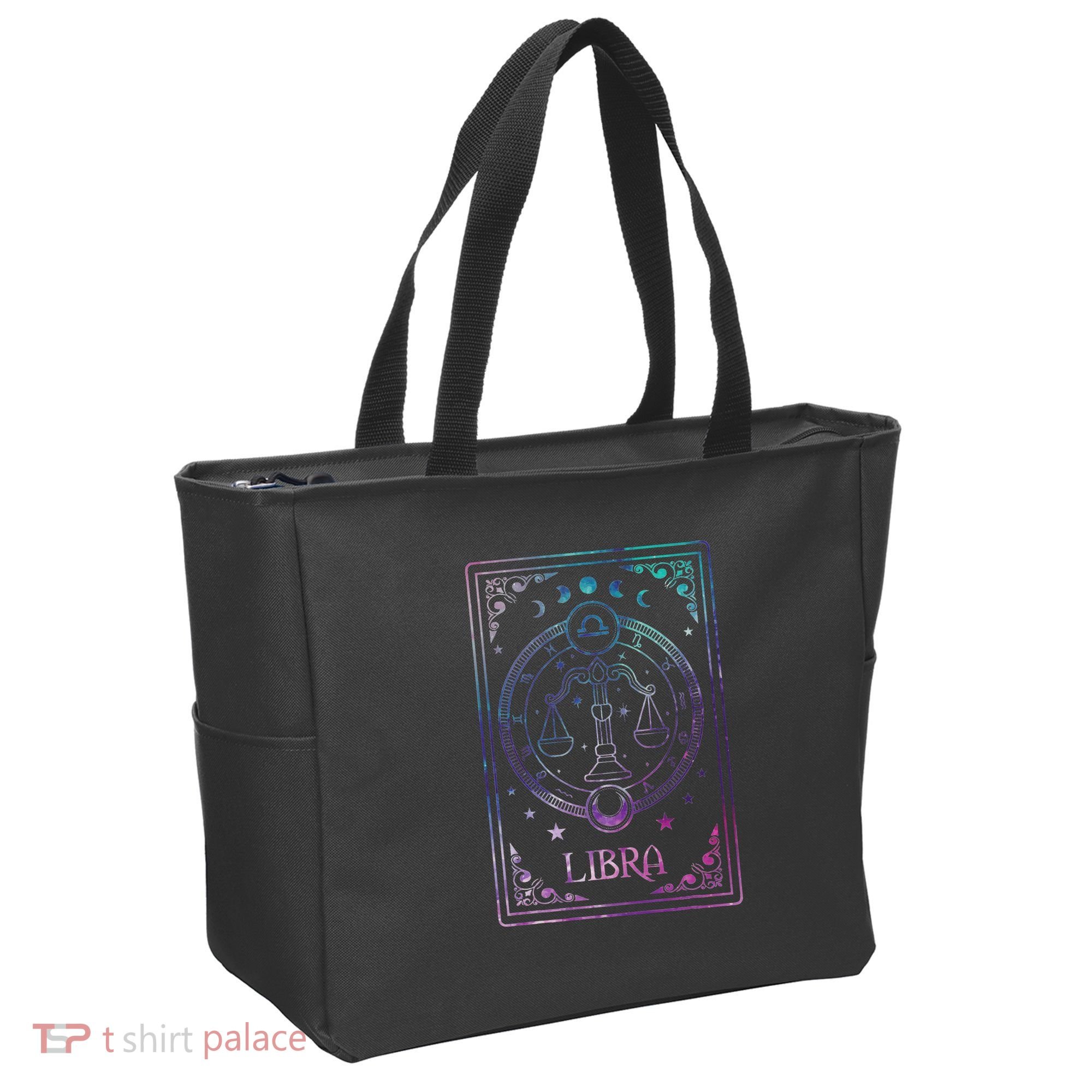 Libra Tarot Card September October Birthday Astrology Zodiac Tote Bag