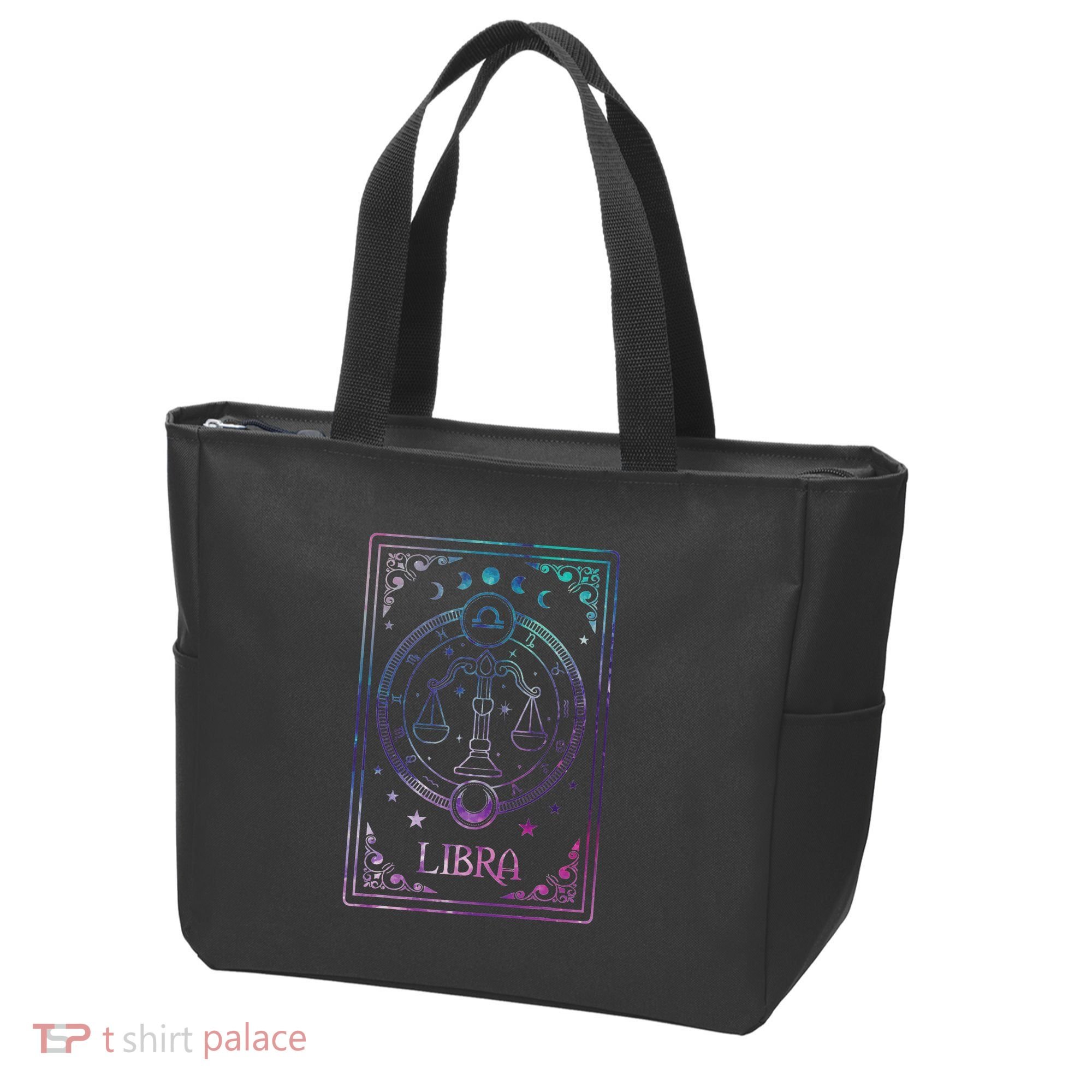 Libra Tarot Card September October Birthday Astrology Zodiac Tote Bag
