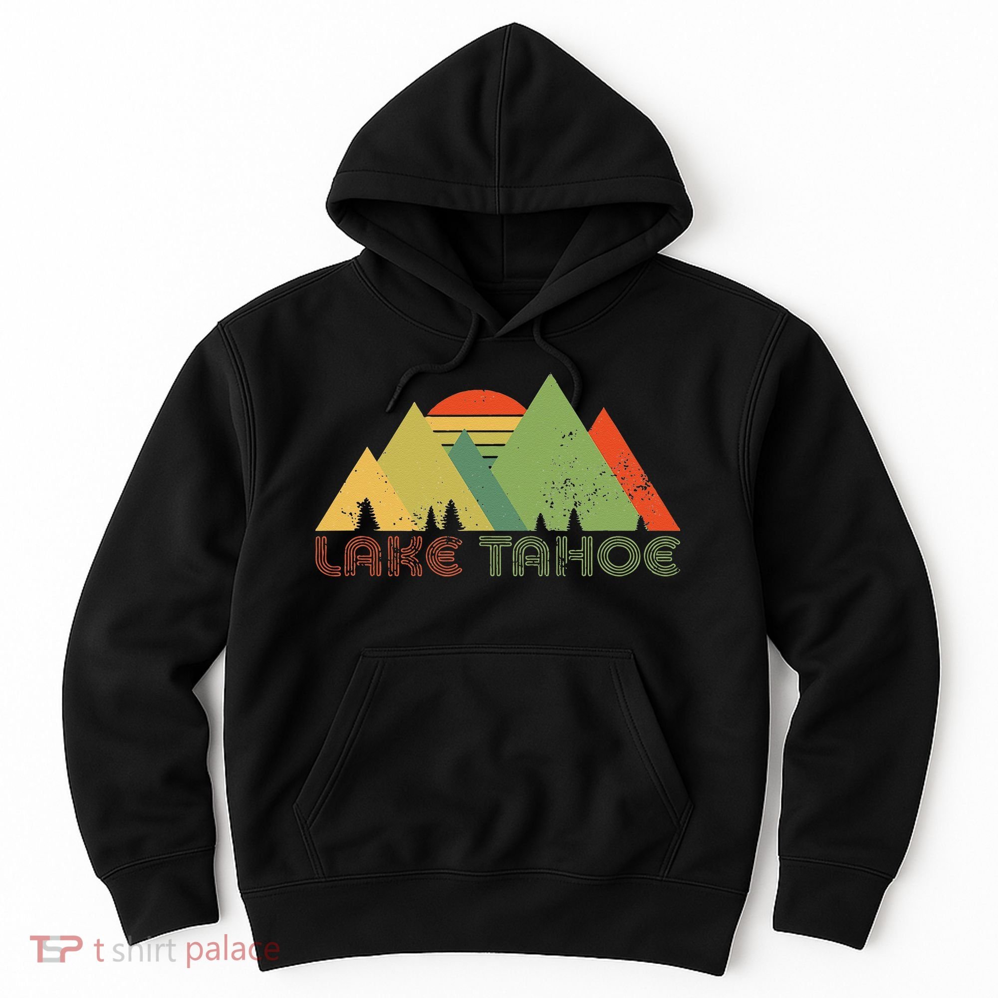 Lake Tahoe California Nevada Mountain Skiing Ski CA Hoodie